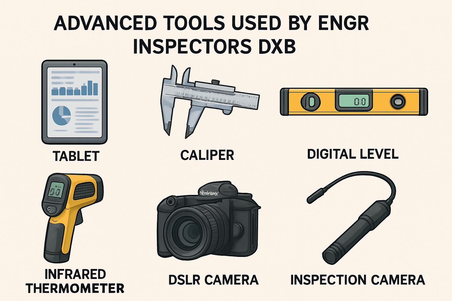 Advanced Tools Used by Engr Inspectors DXB – Property Snagging UAE