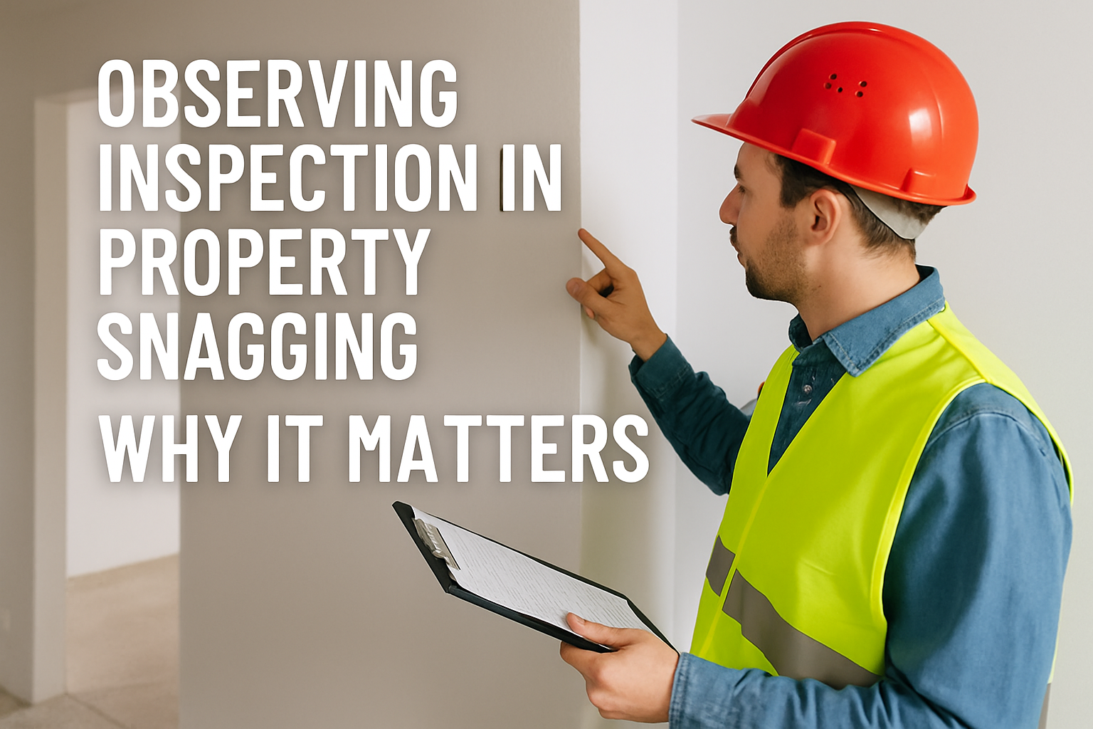 Observing Inspection in Property Snagging: Why It Matters